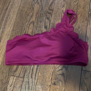 Size Large One shoulder Cupshe Bikini Top